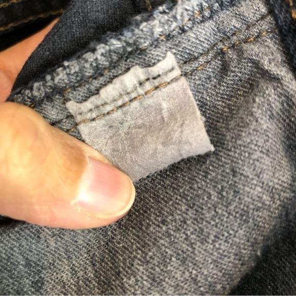 VINTAGE Black Levi’s Wedgie Red E Label Button Fly Straight Leg size 24 - Picture 7 of 13